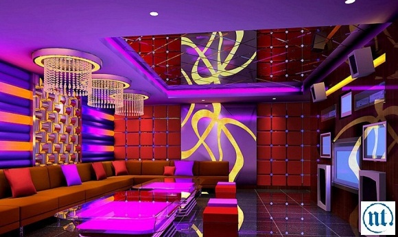 thi công hệ thống điện chiếu sáng cho quán karaoke nam thái