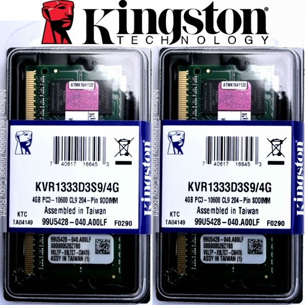 Hình ảnh :Ram laptop Kingston 4GB DDR3 BUS 1333mhz