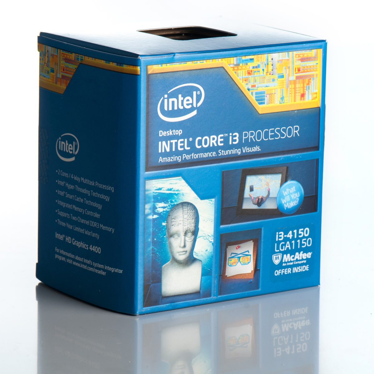 Hình ảnh : Bộ vi xử lý Intel Core i3 4150 / 3.5GHz / 3MB / SK 1150