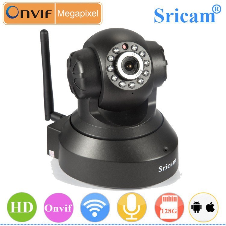 Camera IP WIFI SRICAM SP005 - HD, Xoay 355 Độ, Thẻ 128G